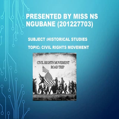 Civil rights movement by N.S Ngubane