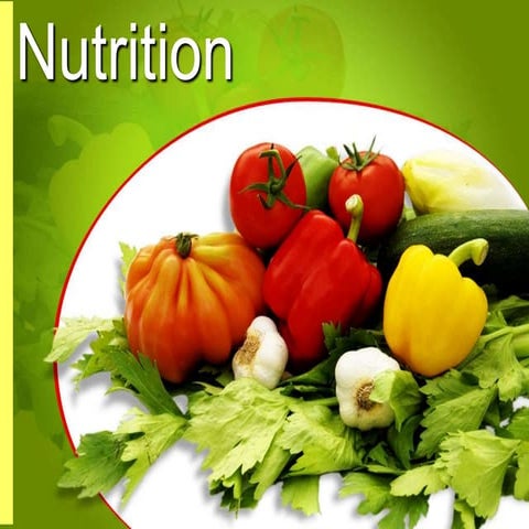 Nutrition power point presantation 