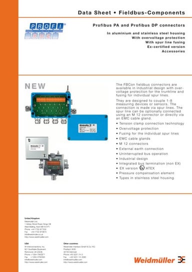 Profi  bus  DATA  SHEET
