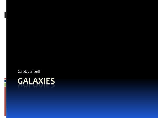 Galaxies