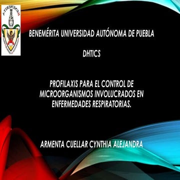 Profilaxis de las principales enfermedades respiratorias