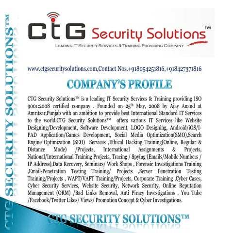Profile ctg-company