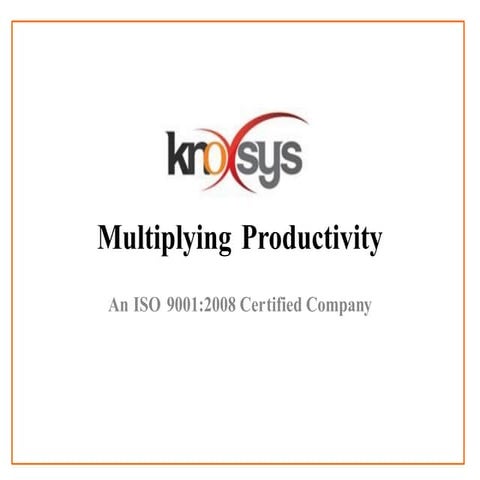 Profile - Knoxsys Solutions Pvt. Ltd.