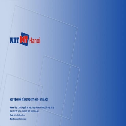 Giới thiệu về NIIT - ICT Hà Nội