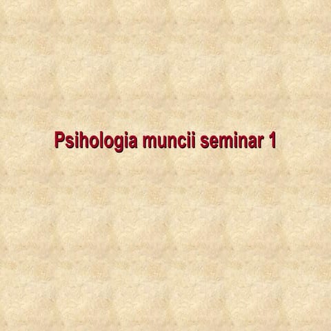 Profile Si Selectia De Personal