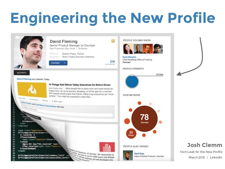 Engineering the New LinkedIn Profile