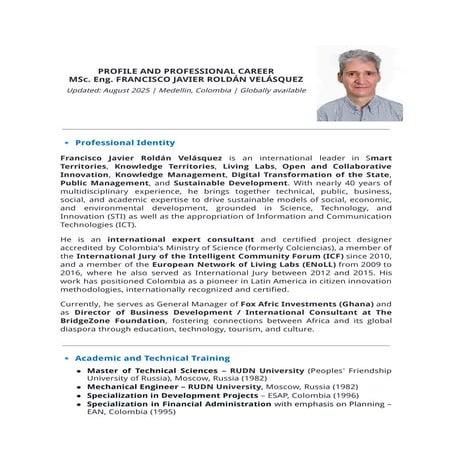 Profile and Professional Career - Frajaro.pdf