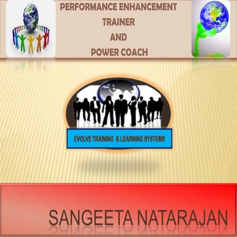 SANGEETA NATARAJAN ( FOUNDER , EVOLVE TRAINING & LEARNING SYSTEMS)