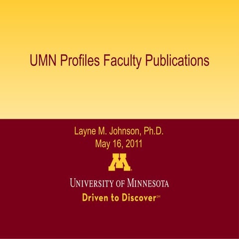 Layne Johnson Open Forum - MLA 2011