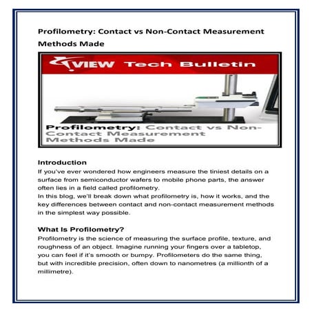 Profilometry Contact vs Non-Contact Measurement Methods Made -VIEW.pdf