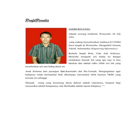 Profil penulis