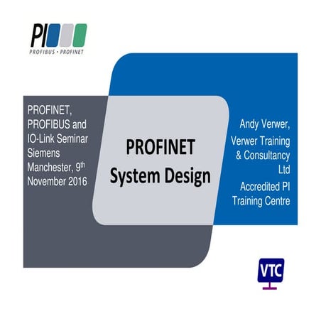 Profinet system design - Andy Verwer