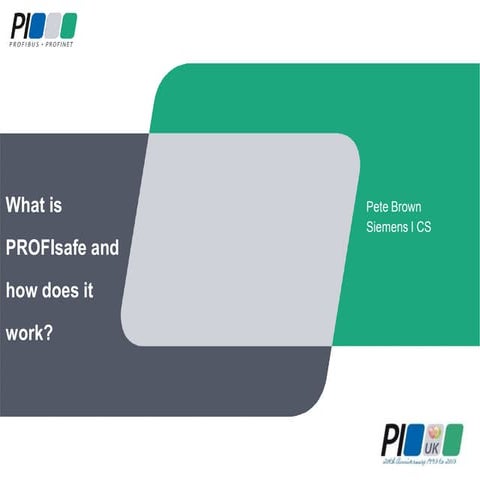 PROFIsafe and IT security - Peter Brown of Siemens A&D | PDF