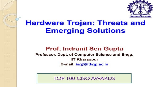 Sneak Peek into the Future with Prof. Indranil Sengupta, IIT Kharagpur