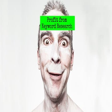 How web professionals can profit from a keyword research service