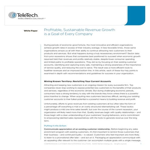 Profitable Sus Rev Growth