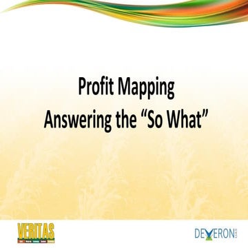 19. Profitability Mapping