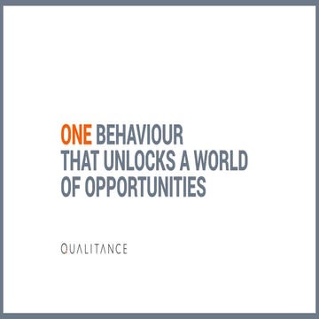 One Behaviour That Unlocks a World of Opportunity 