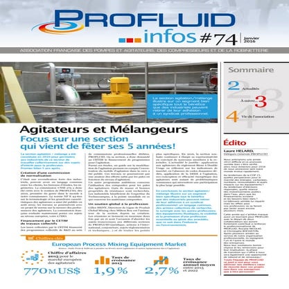 Profluid infos Numéro 74 - Janvier 2016