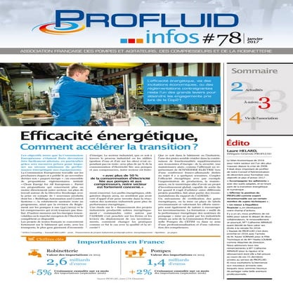 Profluid infos Numéro 78 - Janvier 2017