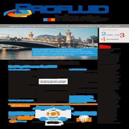 PROFLUID infos Numéro 85 - OOctobre 2018