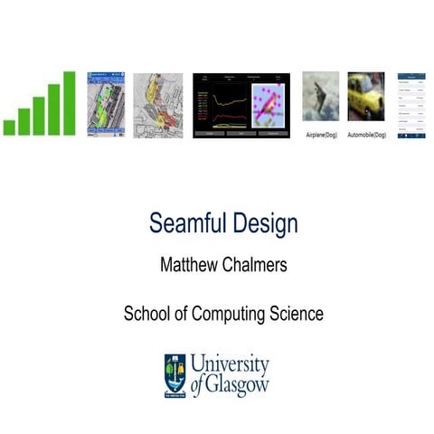 DOTI North - Data and Design; Prof Matthew Chalmers