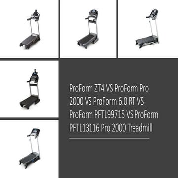 Treadmill Comparison Chart - 2019 | PDF
