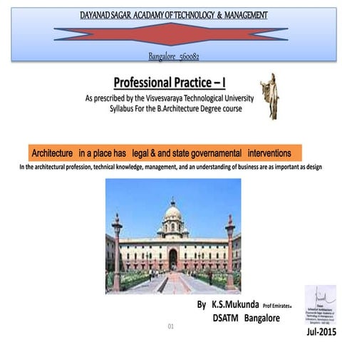 Architecture Professional  practice 