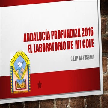 Jornada Provincial "Andalucía Profundiza", 2016