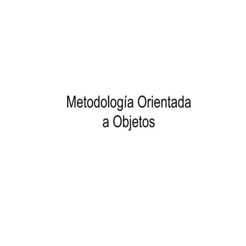 Prog.orientada a objeto