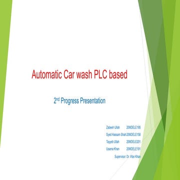 Progess presentation 195.pptx of Automatic car wash system using PLC