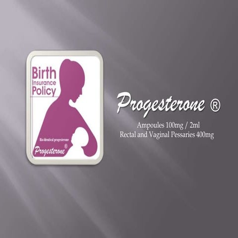 Progesterone Presentation
