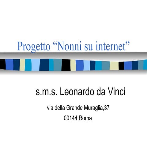 Nonni su Internet - sms Leonardo da Vinci