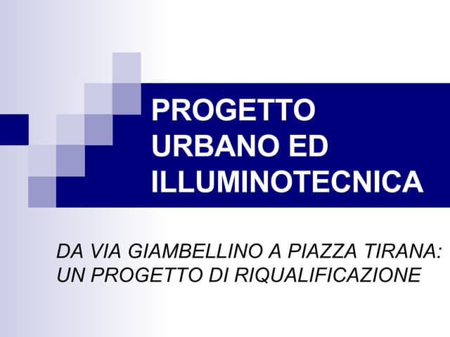 Progetto Di Riqualificazione