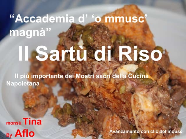 Progetto Sartù Napoletano