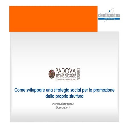 Progettare una strategia social per una struttura turistica