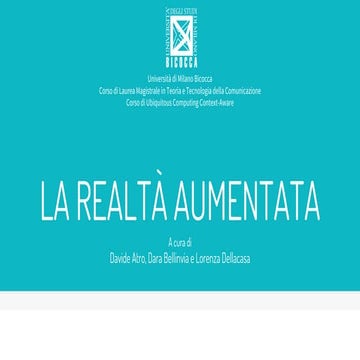 La Realtà Aumentata