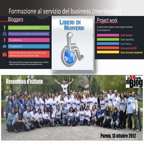 Formazione al servizio del business (meritevole)