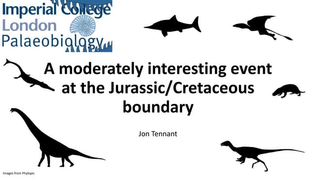 Progressive Palaeontology 2016 presentation