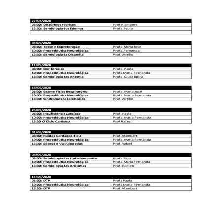 PROGRAMA D EPROPEDÊUTICA EAD