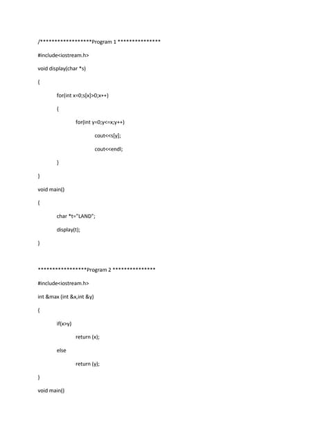 Program(Output)