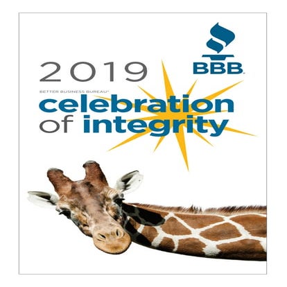 2019 Celebration of Integrity Program