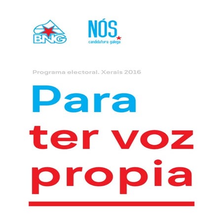 Programa BNG Elecciones Europeas para el 9J | PDF