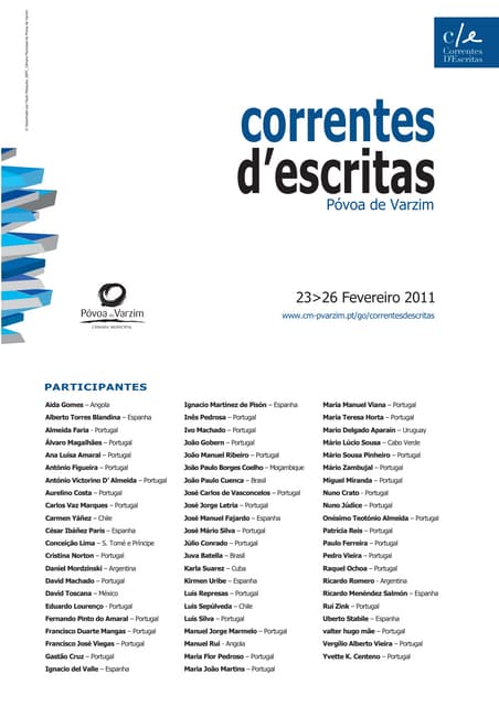 Programa.correntes.escrita