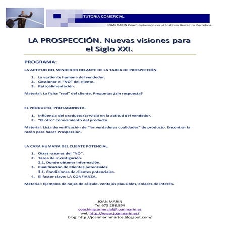 Jornada sobre prospección