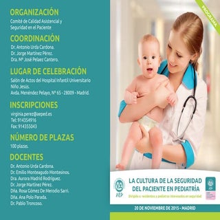Curso Seguridad del Paciente en Ped...