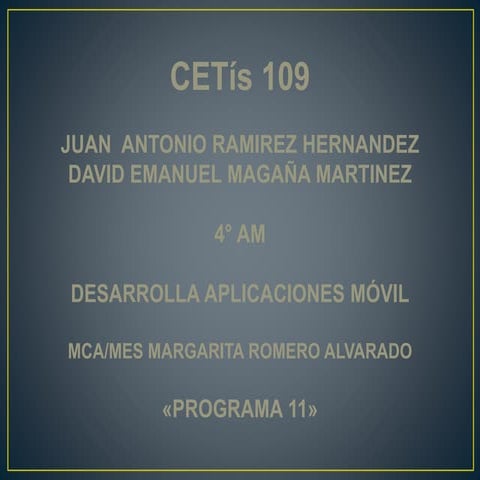 Programa 11