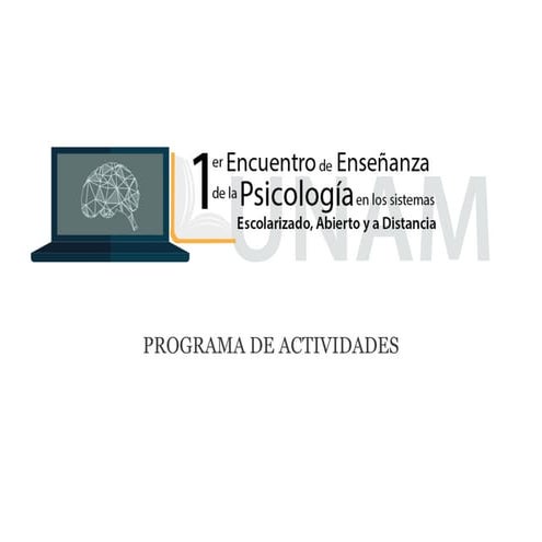 Programa 1er Encuentro de Enseñanza de la Psicologia