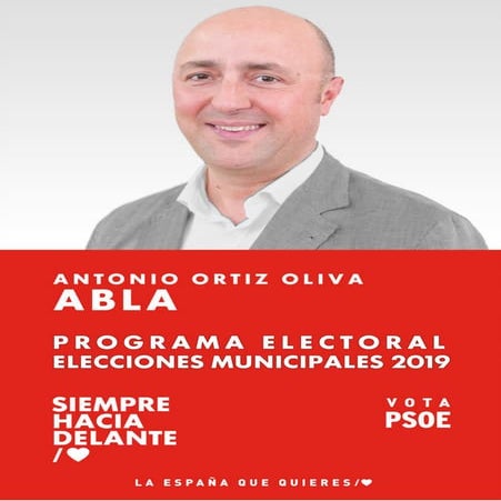 PROGRAMA ELECTORAL PSOE DE ABLA 2019