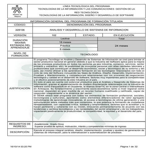 Programa ADSI - SENA